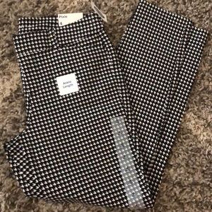 NWT Old Navy Houndstooth Pixie Pants size 4